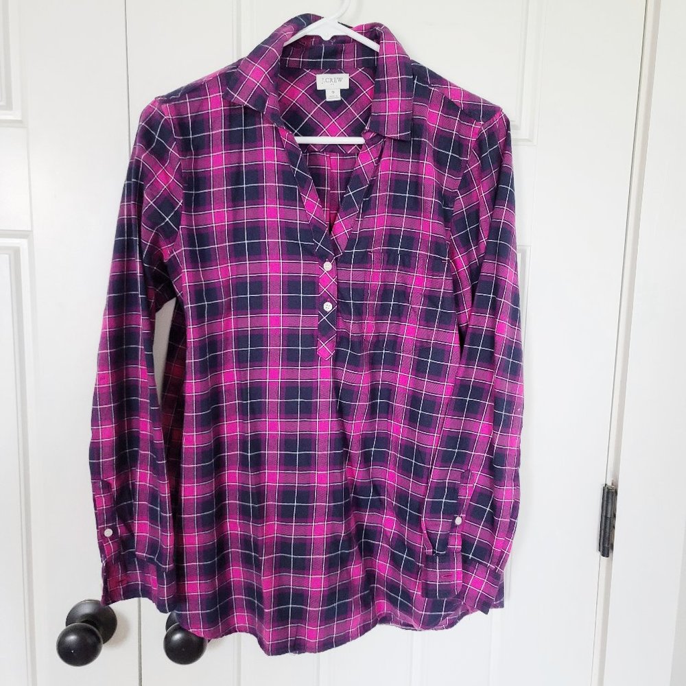 10/3 JCREW FLANNEL LONG SLEEVE